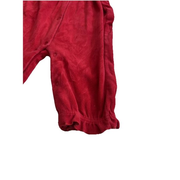 Vintage BABY TOGS Velvet Rose Romper Victorian Whimsical Jumpsuit 6-9mth - Picture 5 of 7